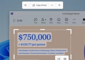 微软Win11截图工具更新，不用截图就能复制文本