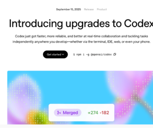OpenAI发布GPT-5-Codex：可完成7小时单次编程任务