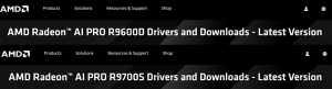 AMD RDNA 4显卡还有新品！Radeon AI PRO R9700S、R9600D已现身