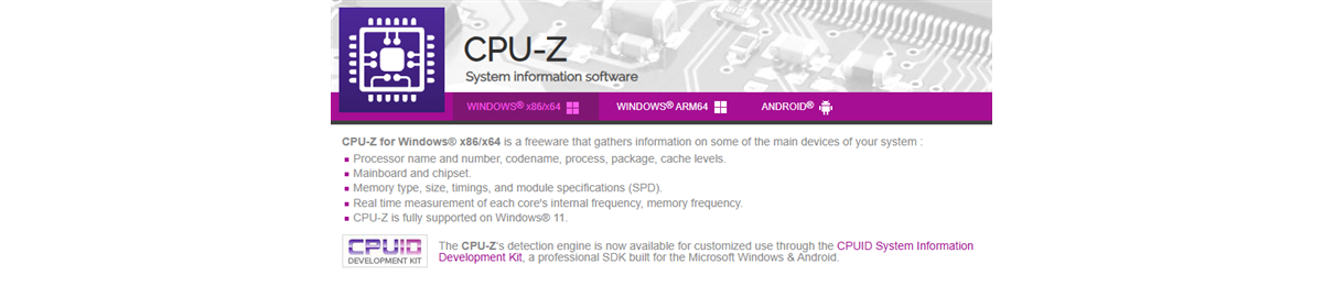 CPU-Z 2.20.2正式版发布：支持Intel三大平台及AMD锐龙AI Max