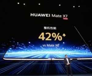 华为Mate X7与上代Mate X6相比，整机性能提升42%