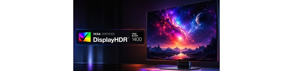 VESA发布DisplayHDR True Black 1400认证