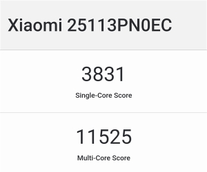 小米17系列最高跑分出炉：与苹果iPhone 17 Pro势均力敌
