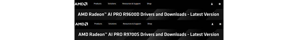 AMD RDNA 4显卡还有新品！Radeon AI PRO R9700S、R9600D已现身