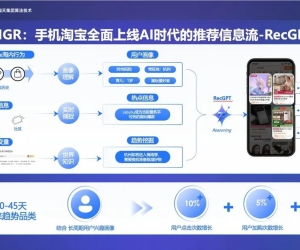 淘宝全新推荐大模型 RecGPT 上线，购物体验再升级