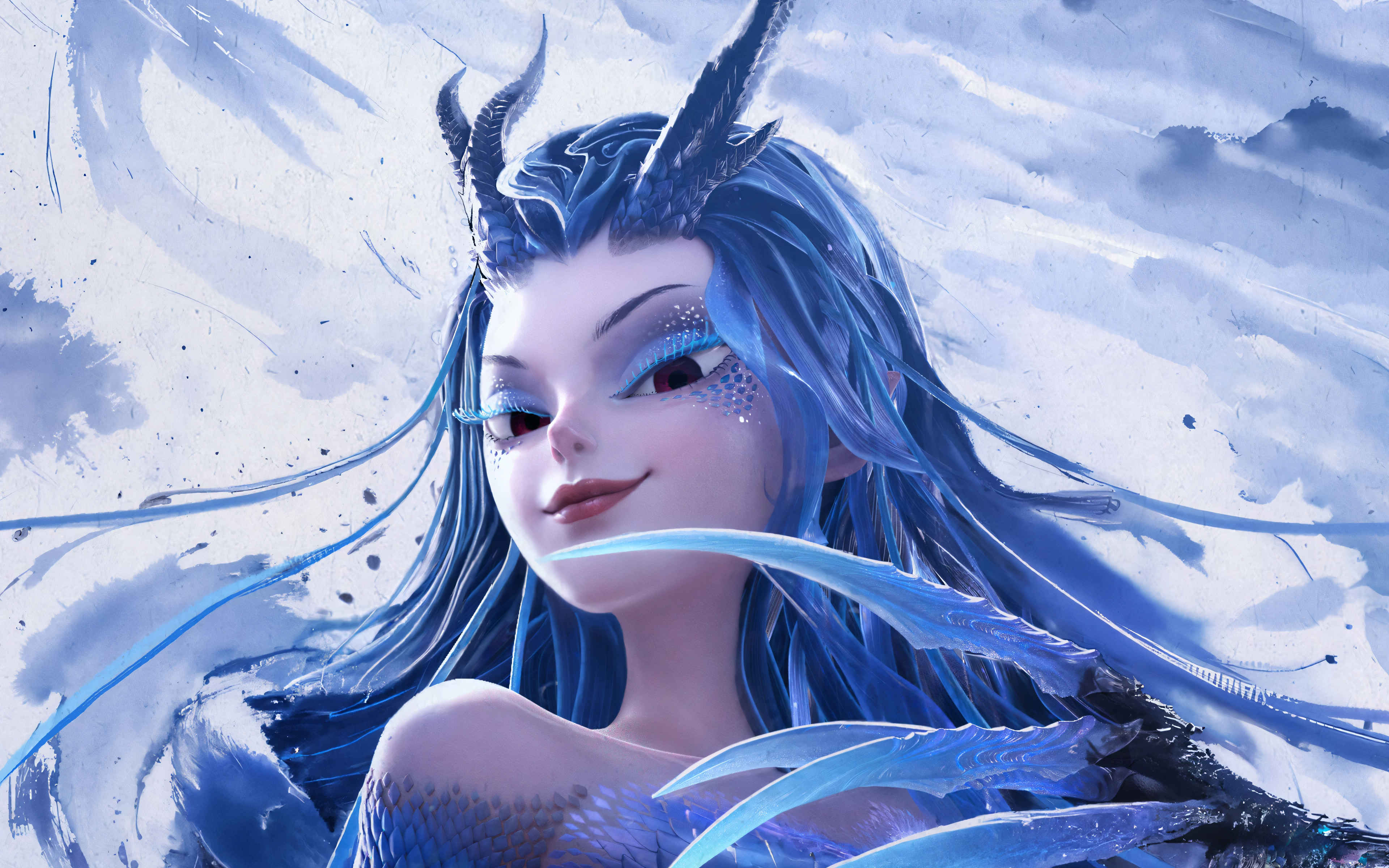 敖闰 哪吒之魔童闹海 水墨海报 4K超高清壁纸 3840x2400.jpg