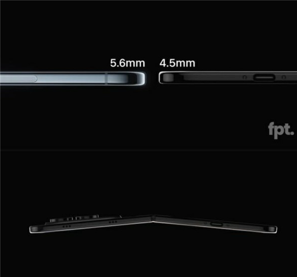 苹果折叠屏iPhone Ultra渲染图曝光：厚度仅4.5mm支持分屏